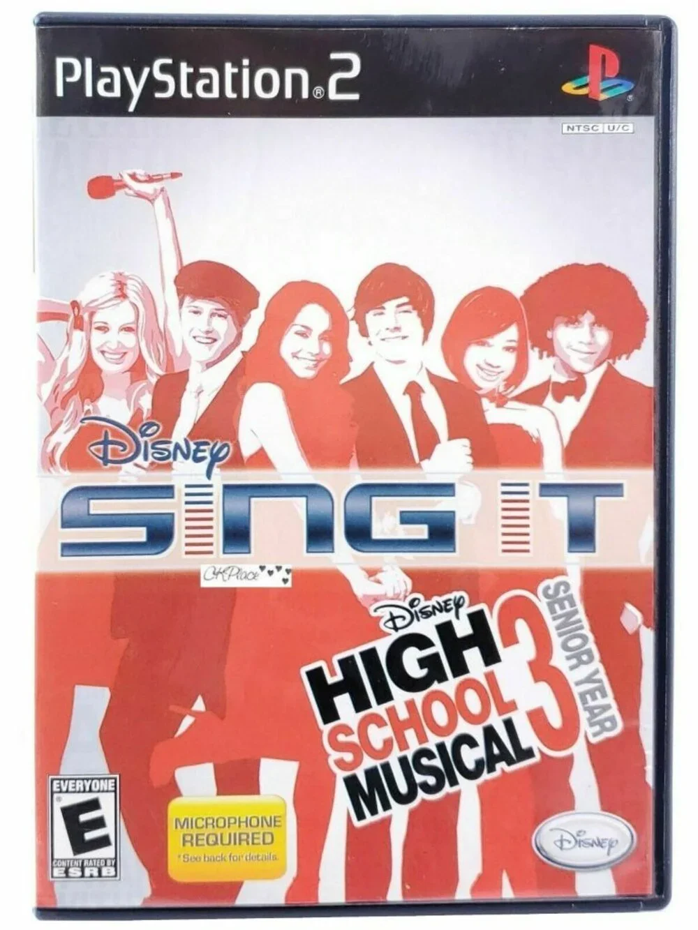 Sony PlayStation 2 Disney Sing It High School Musical 3 Senior Year Game